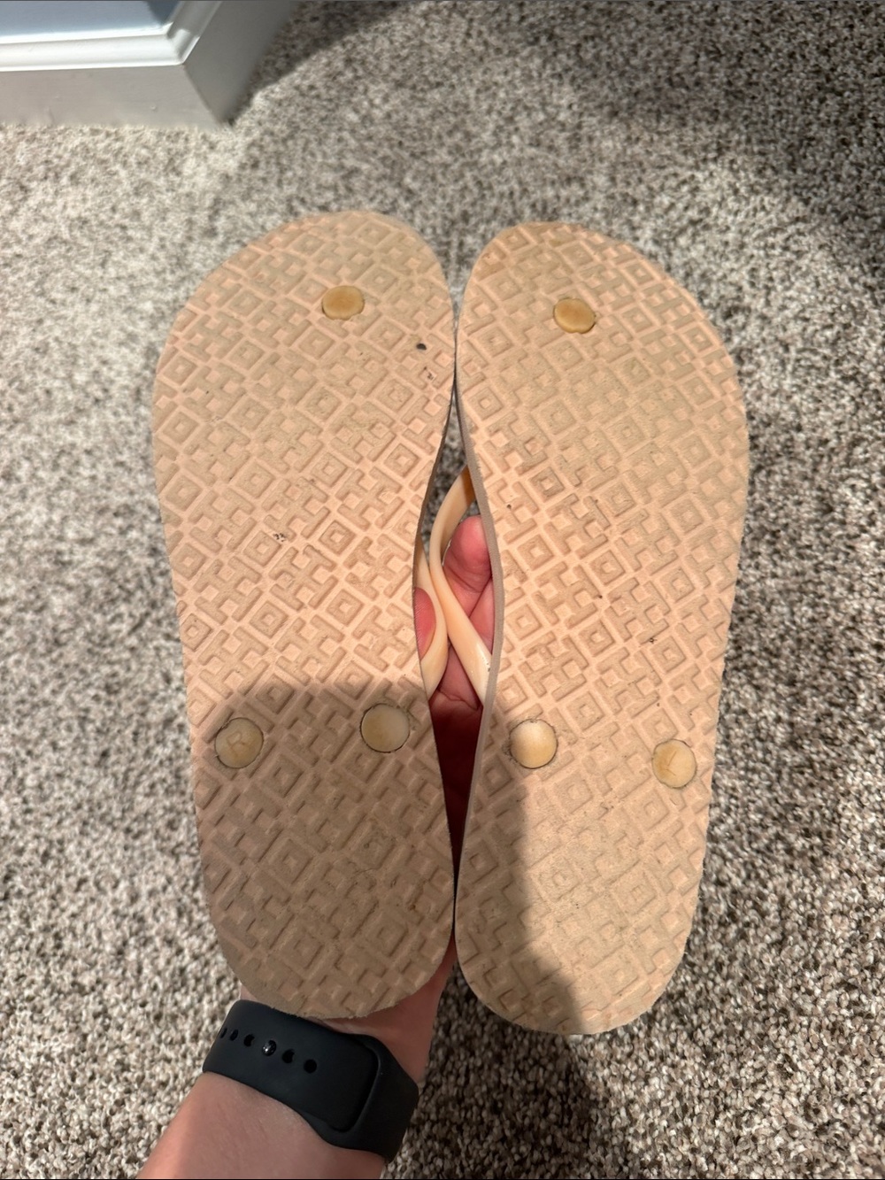 Tory Burch Patent Logo Flip Flop Sandals - Picture 3 of 4